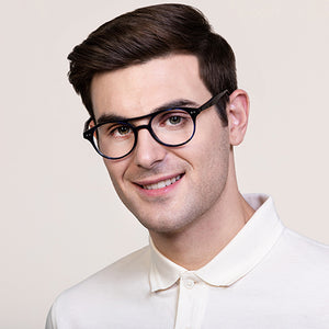 Tortoise Round Full Rim Unisex Eyeglasses by Vincent Chase Online-129957