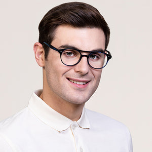 Tortoise Round Full Rim Unisex Eyeglasses by Vincent Chase Online-129957