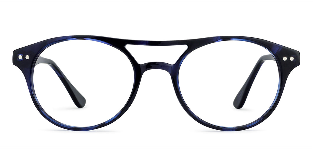 Tortoise Round Full Rim Unisex Eyeglasses by Vincent Chase Online-129957