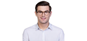Tortoise Round Full Rim Unisex Eyeglasses by Vincent Chase Online-139220