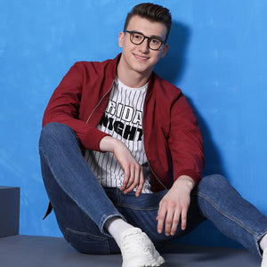 Black Wayfarer Full Rim Unisex Eyeglasses by Vincent Chase Online-129966