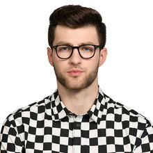 Load image into Gallery viewer, Black Wayfarer Full Rim Unisex Eyeglasses by Vincent Chase Online-129966