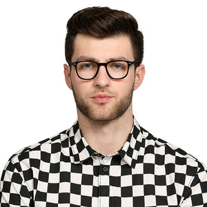 Black Wayfarer Full Rim Unisex Eyeglasses by Vincent Chase Online-129966