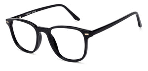 Black Wayfarer Full Rim Unisex Eyeglasses by Vincent Chase Online-129966