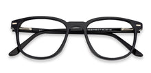 Load image into Gallery viewer, Black Wayfarer Full Rim Unisex Eyeglasses by Vincent Chase Online-129966