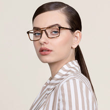 Load image into Gallery viewer, Tortoise Rectangle Full Rim Medium Unisex Eyeglasses by Vincent Chase Online-129972