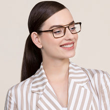 Load image into Gallery viewer, Tortoise Rectangle Full Rim Medium Unisex Eyeglasses by Vincent Chase Online-129972