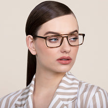Load image into Gallery viewer, Tortoise Rectangle Full Rim Medium Unisex Eyeglasses by Vincent Chase Online-129972