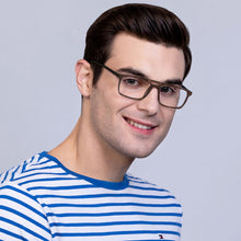 Load image into Gallery viewer, Tortoise Rectangle Full Rim Medium Unisex Eyeglasses by Vincent Chase Online-129972