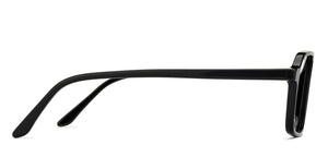 Black Rectangle Full Rim Unisex Eyeglasses by Vincent Chase Online-129974