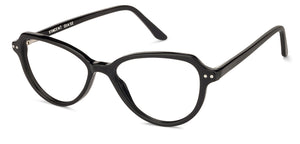 Black Geometric Full Rim Women Eyeglasses by Vincent Chase Online-129986