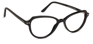 Black Geometric Full Rim Women Eyeglasses by Vincent Chase Online-129986