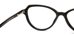 Black Geometric Full Rim Women Eyeglasses by Vincent Chase Online-129986