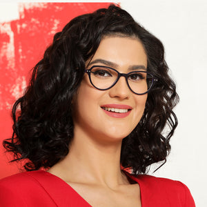 Blue Geometric Full Rim Women Eyeglasses by Vincent Chase VC-142499