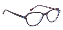 Load image into Gallery viewer, Blue Geometric Full Rim Women Eyeglasses by Vincent Chase VC-142499