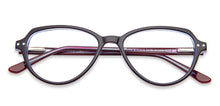 Load image into Gallery viewer, Blue Geometric Full Rim Women Eyeglasses by Vincent Chase VC-142499