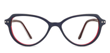 Load image into Gallery viewer, Blue Geometric Full Rim Women Eyeglasses by Vincent Chase VC-129988