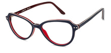 Load image into Gallery viewer, Blue Geometric Full Rim Women Eyeglasses by Vincent Chase VC-129988