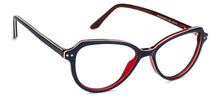 Load image into Gallery viewer, Blue Geometric Full Rim Women Eyeglasses by Vincent Chase VC-129988
