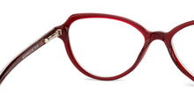 Load image into Gallery viewer, Blue Geometric Full Rim Women Eyeglasses by Vincent Chase VC-129988