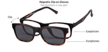 Load image into Gallery viewer, Brown Rectangle Full Rim Unisex Eyeglasses by Lenskart Air Online-129816