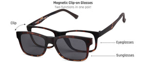 Brown Rectangle Full Rim Unisex Eyeglasses by Lenskart Air Online-129816