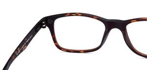 Brown Rectangle Full Rim Unisex Eyeglasses by Lenskart Air Online-129816