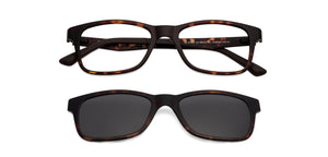 Brown Rectangle Full Rim Unisex Eyeglasses by Lenskart Air Online-129816