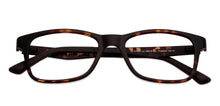 Load image into Gallery viewer, Brown Rectangle Full Rim Unisex Eyeglasses by Lenskart Air Online-129816