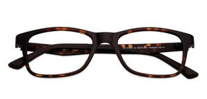 Brown Rectangle Full Rim Unisex Eyeglasses by Lenskart Air Online-129816