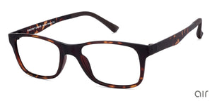 Brown Rectangle Full Rim Unisex Eyeglasses by Lenskart Air Online-129816