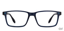 Load image into Gallery viewer, Blue Rectangle Full Rim Unisex Eyeglasses by Lenskart Air Online-129824