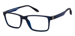 Blue Rectangle Full Rim Unisex Eyeglasses by Lenskart Air Online-129824