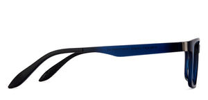 Blue Rectangle Full Rim Unisex Eyeglasses by Lenskart Air Online-129824