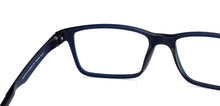 Load image into Gallery viewer, Blue Rectangle Full Rim Unisex Eyeglasses by Lenskart Air Online-129824