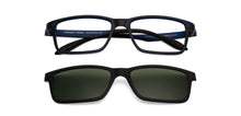Load image into Gallery viewer, Blue Rectangle Full Rim Unisex Eyeglasses by Lenskart Air Online-129824