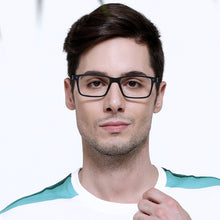 Load image into Gallery viewer, Blue Rectangle Full Rim Unisex Eyeglasses by Lenskart Air Online-129824