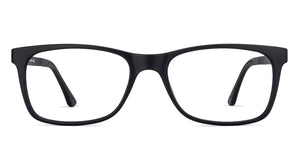 Black Rectangle Full Rim Unisex Eyeglasses by Lenskart Air Online-129829