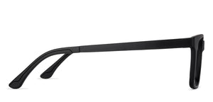 Black Rectangle Full Rim Unisex Eyeglasses by Lenskart Air Online-129829