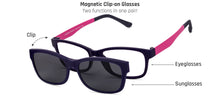 Load image into Gallery viewer, Blue Rectangle Full Rim Unisex Eyeglasses by Lenskart Air Online-129839