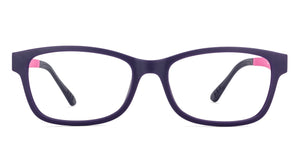 Blue Rectangle Full Rim Unisex Eyeglasses by Lenskart Air Online-129839