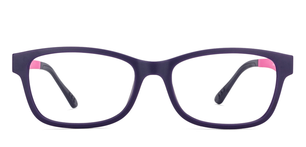 Blue Rectangle Full Rim Unisex Eyeglasses by Lenskart Air Online-129839