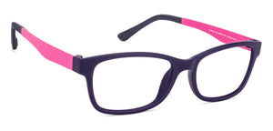 Blue Rectangle Full Rim Unisex Eyeglasses by Lenskart Air Online-129839