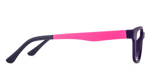 Blue Rectangle Full Rim Unisex Eyeglasses by Lenskart Air Online-129839