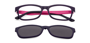 Blue Rectangle Full Rim Unisex Eyeglasses by Lenskart Air Online-129839