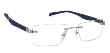 Load image into Gallery viewer, Silver Rectangle Rimless Unisex Eyeglasses by Lenskart Air Online-129869