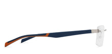Load image into Gallery viewer, Silver Rectangle Rimless Unisex Eyeglasses by Lenskart Air Online-129869