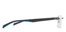 Load image into Gallery viewer, Grey Rectangle Rimless Unisex Eyeglasses by Lenskart Air Online-129871