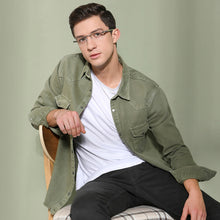 Load image into Gallery viewer, Black Rectangle Rimless Unisex Eyeglasses by Lenskart Air Online-129884