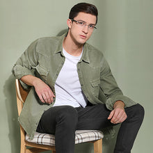 Load image into Gallery viewer, Silver Rectangle Rimless Unisex Eyeglasses by Lenskart Air Online-129899